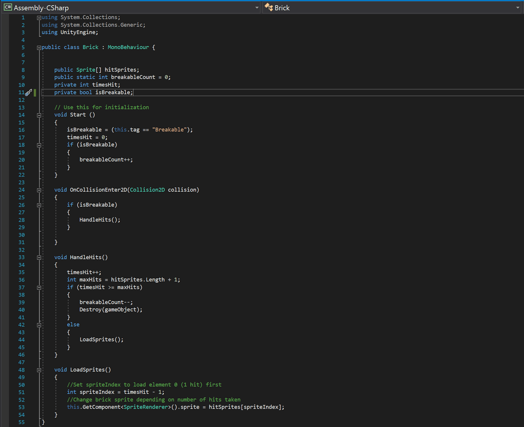 Next Level not Loading after Breaking All Blocks - Ask - GameDev.tv