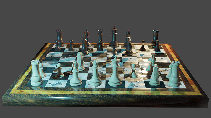 Chess Scene - Front
