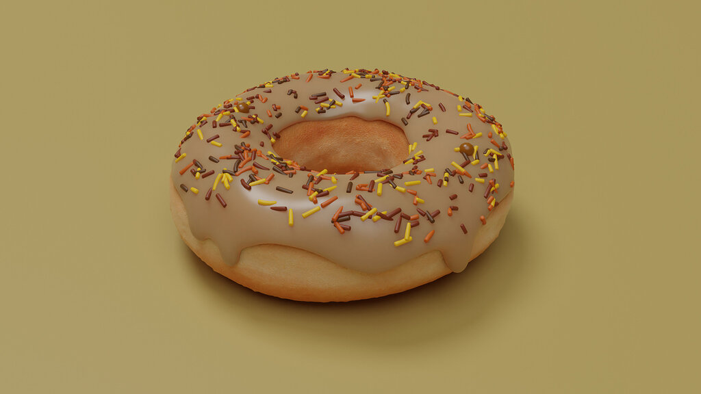 donut texture in blender