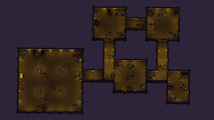 Modular dungeon - exterior shot 3