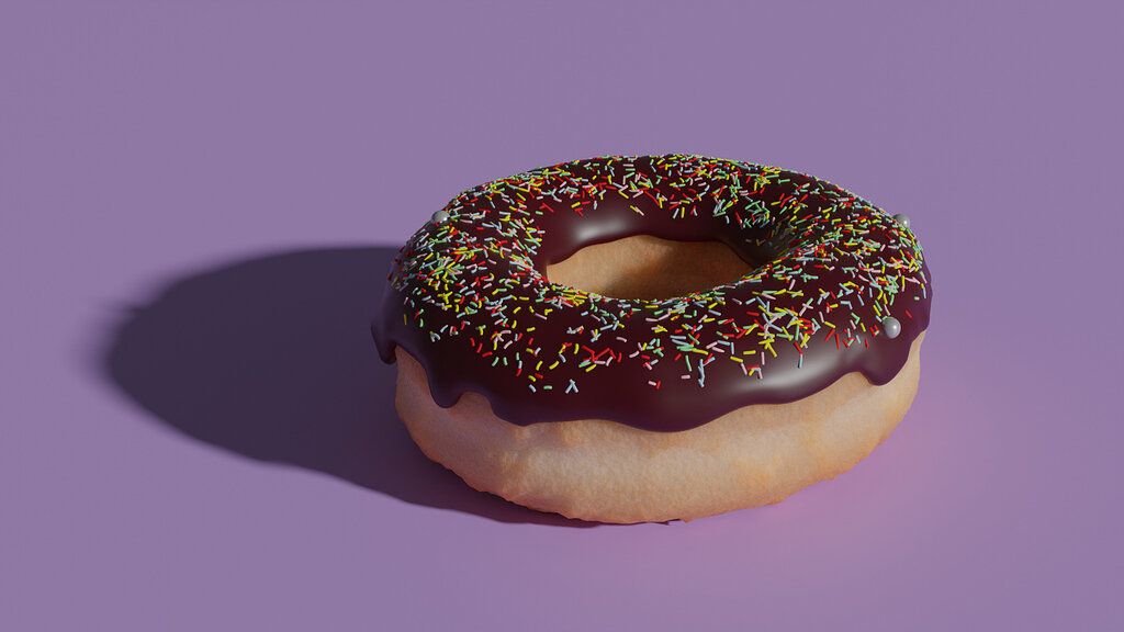 BLENDER tutorial donut part 6