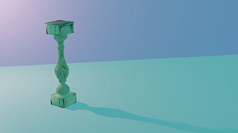 Blue Pillar