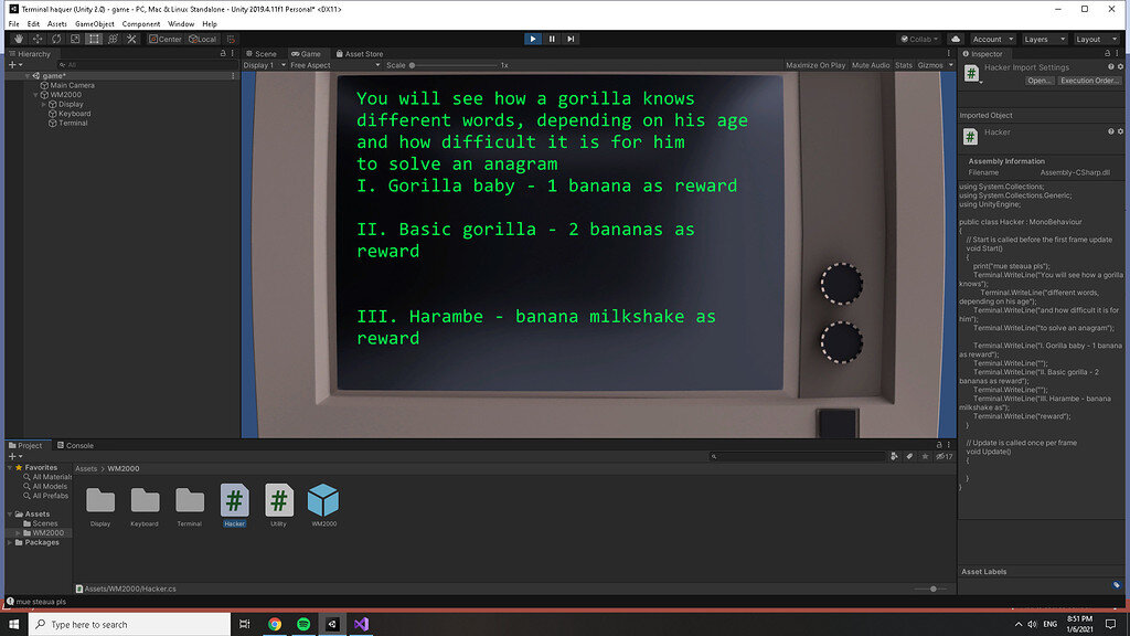 Terminal Hacker - Monke :) - Show - GameDev.tv