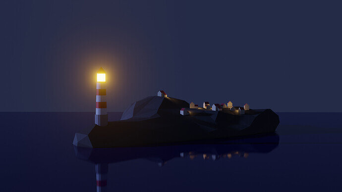 Lighthouse Scene