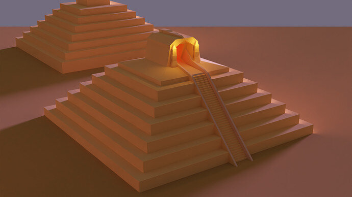 pyramid with steps