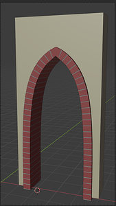 Standard Door with Brickwork