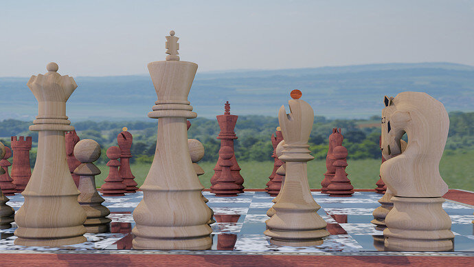 Section 4 - Chess Scene - 1 - EEVEE