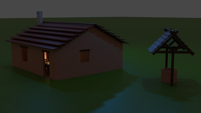 Small House Scene - Cycles