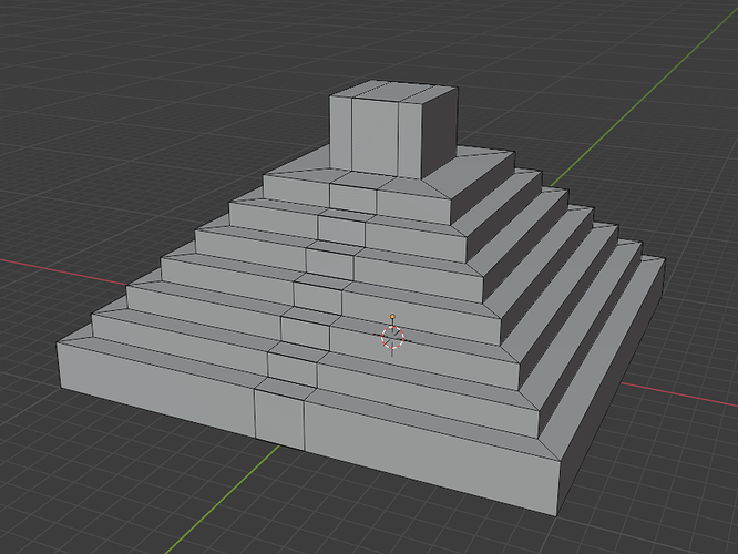 MayanPyramidAfterInsetLoopCutting