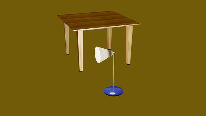 lamp and table models