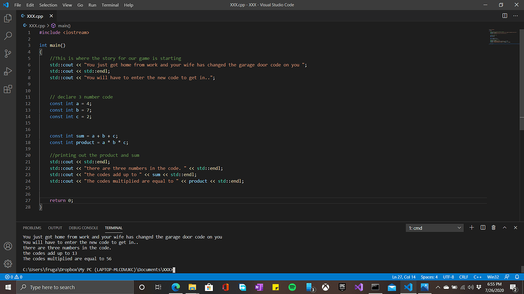XXX game so far screenshot :) - Show - GameDev.tv