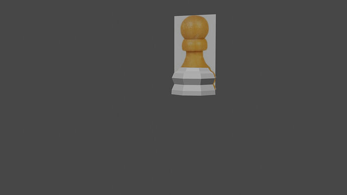 chess piece base with bevels low poly