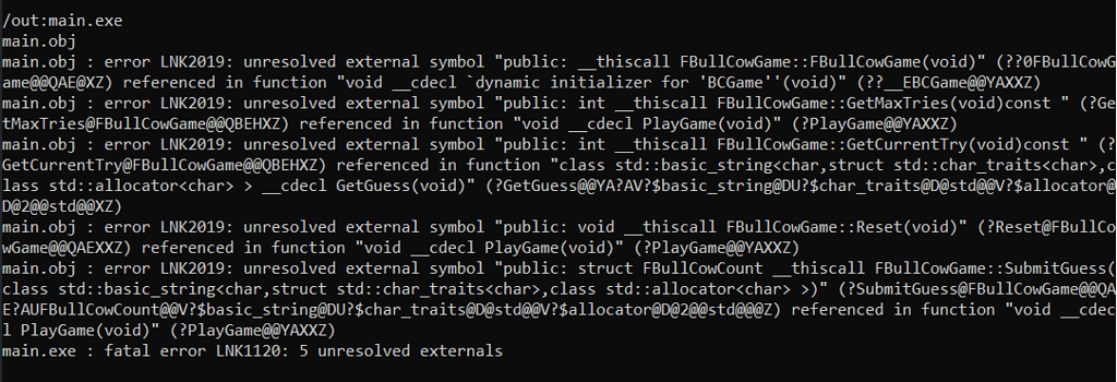 [SOLVED] LNK2019, Error in compiling and Debugging in VS Code - Ask ...