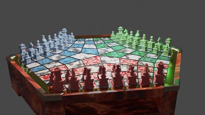 chess scene almost finished