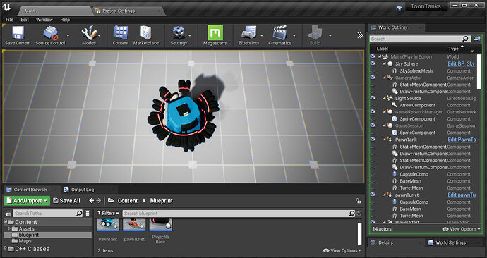 ToonTanks - Unreal Editor 20_08_2021 16_27_00