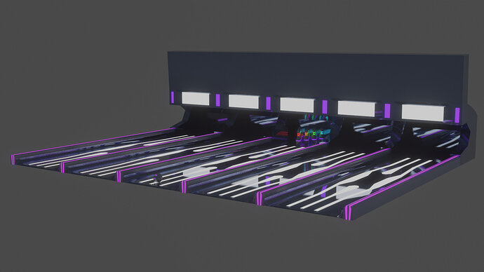 Bowling Scene Render 2