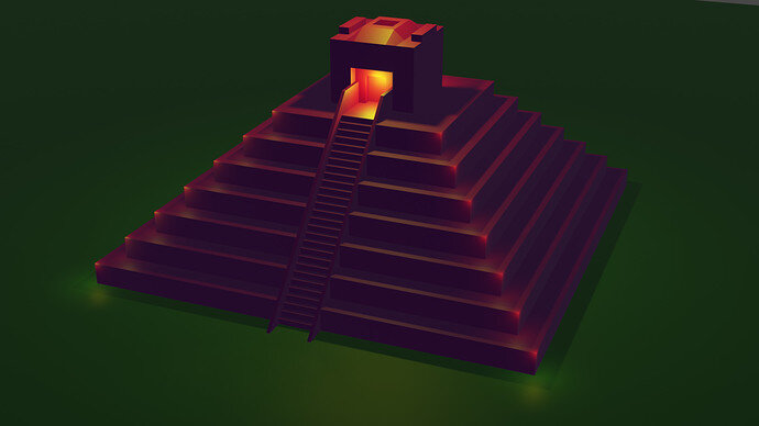 mayan pyramid e