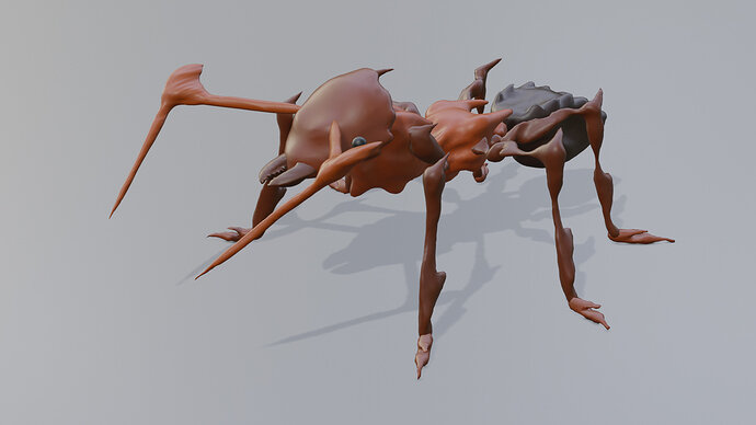 Simple Ant render Eeve5 color