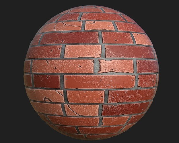 2021-02-27 Designer Bricks IRay Sphere