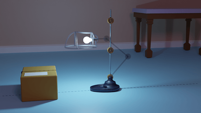 Lamp Boned Model
