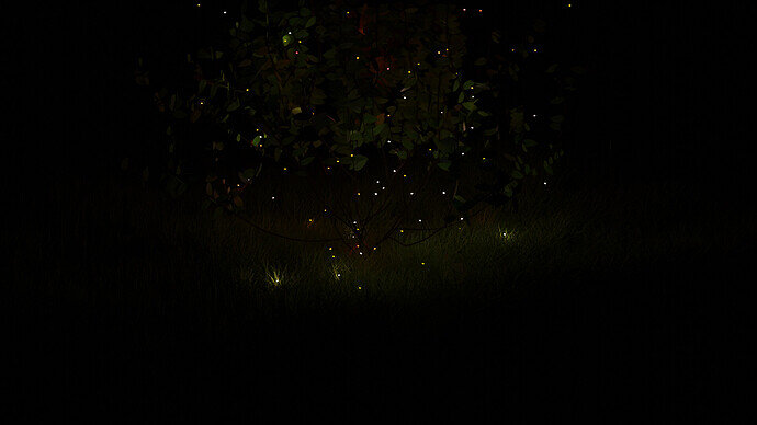 Tree with fireflies_random