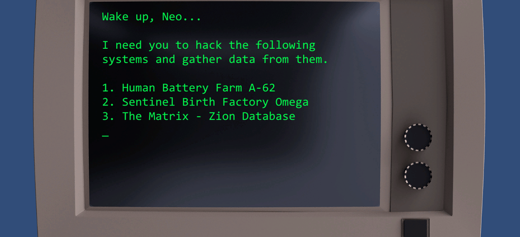 Matrix inspired Terminal - Show - GameDev.tv