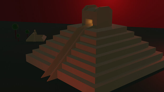 Blood Mayan Pyramid