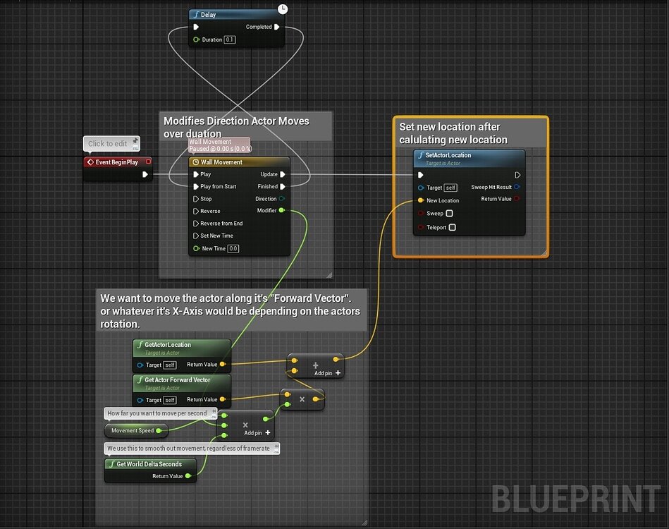 How to make actor move back and forth - Ask - GameDev.tv