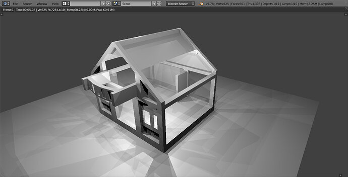 Wooden doll house6
