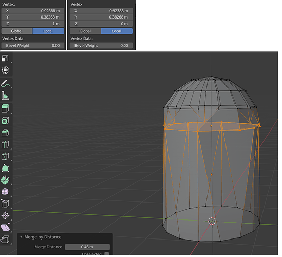 More blender vertices confusion