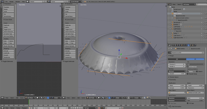 Lamp Base Reduce Triangle count - Redo 2