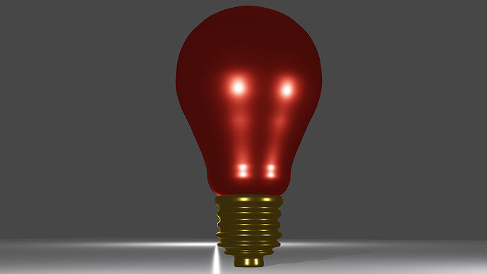 red bulb