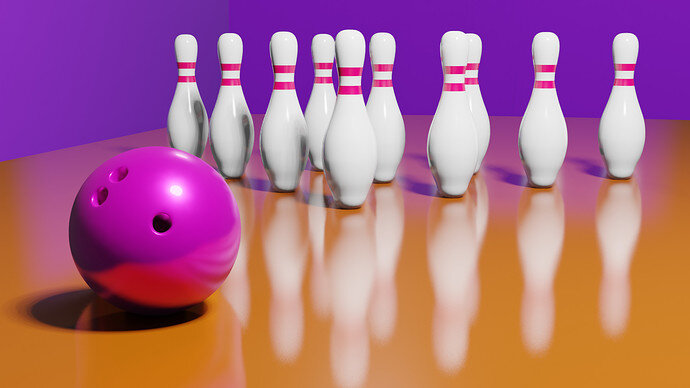 bowling scene