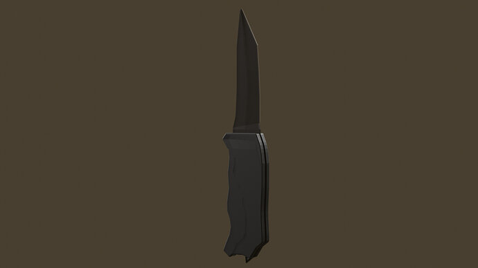 Pocket Knife Render 1