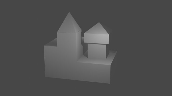 Lesson 24- Extruding In Blender Challenge (a simple building)