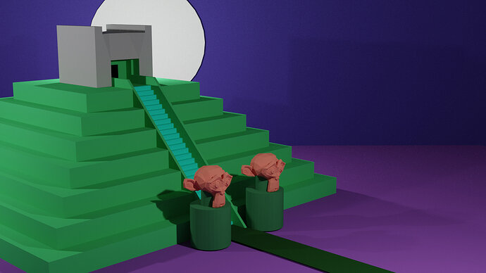 Mayan temple-Cycles