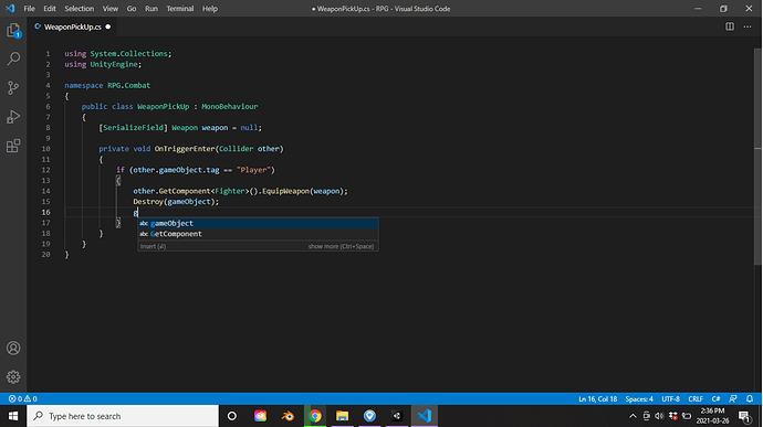 VScode autocomplete