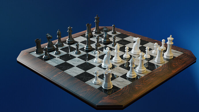 Chess Board Scene 2