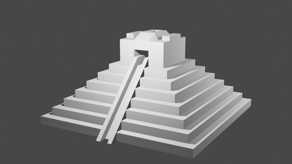 PYRAMID with a ramp - Show - GameDev.tv