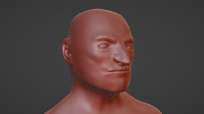 Human Head Sculpt 1