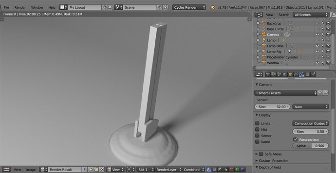 08 Lamp Base with Joint