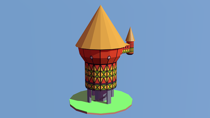 HxH_GreedIsland_EntranceTower_LowPoly04