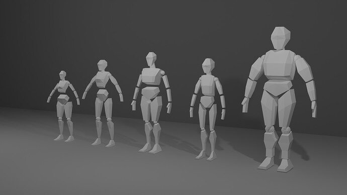 polygon characters practice
