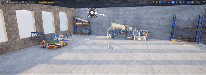 WarehouseWreckage - Unreal Editor