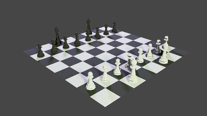 Chess Scene Lighting