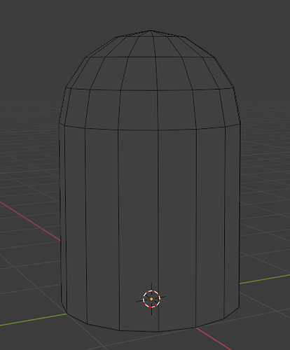 Step 17 -The Dome Wireframe Mode