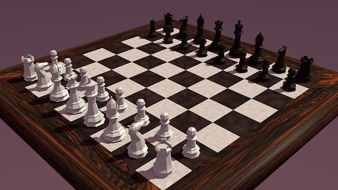 Chess Scene Complete