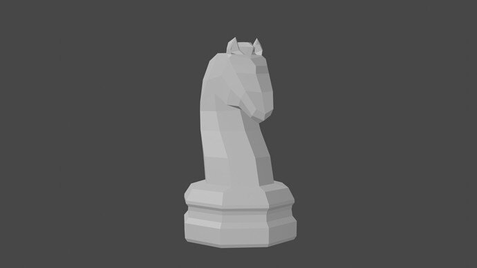 Chess Piece Knight Front