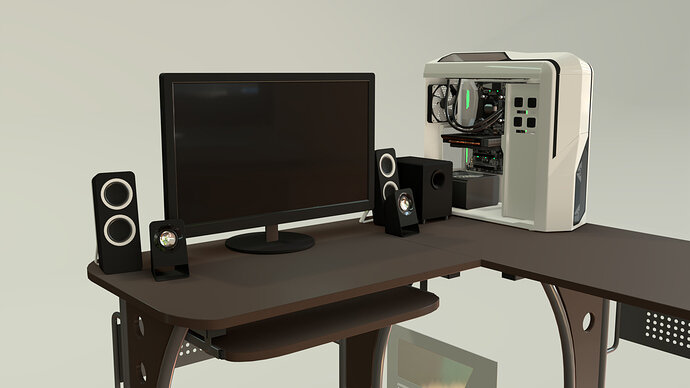 desk new close