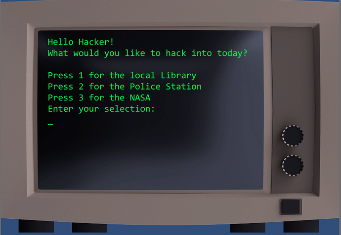 Terminal Hacker Menu